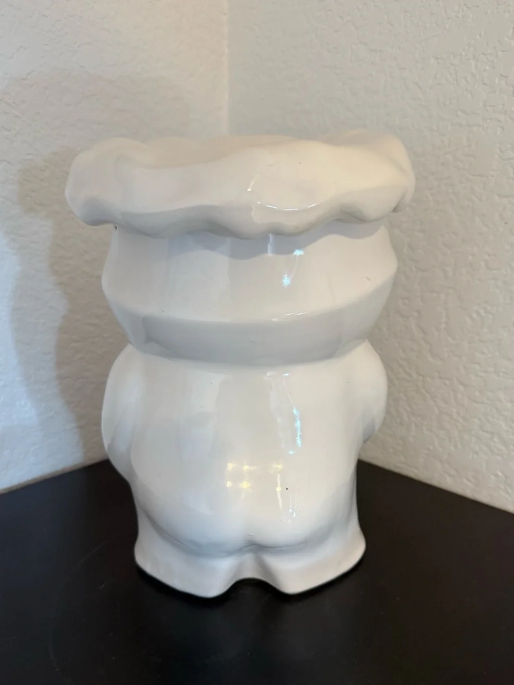 Ceramic VINTAGE McCOY PILLSBURY DOUGHBOY BOBBY BAKER COOKIE JAR – 10” UNPAINTED